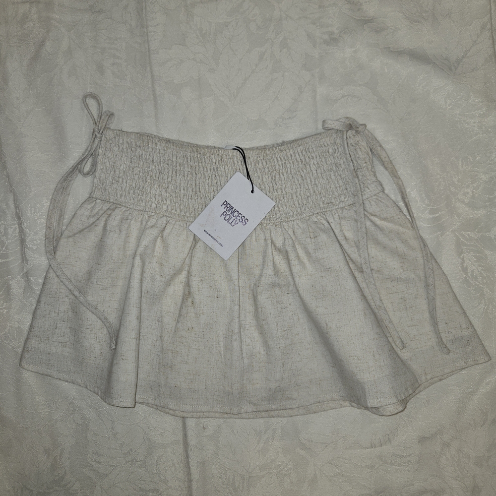 Princess Polly Arroyo Beige Mini Skirt